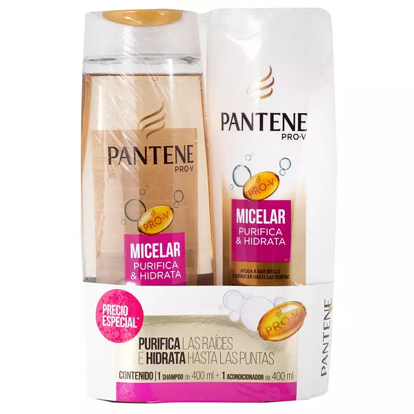 Promoción Shampoo Pantene Micelar + Acondicionador