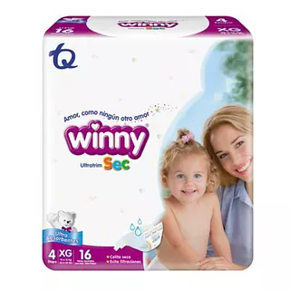 Pañales Etapa 4 Winny Ultra Sec