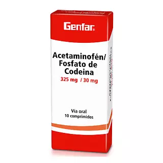 Acetaminofén Fosfato De Codeína 325 Mg/ 30 Mg