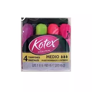 Tampones Kotex Evolution Medio