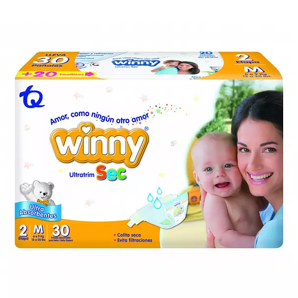 Pañales Etapa 2 Winny Ultra Sec