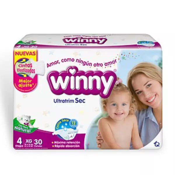 Pañales Etapa 4 Winny Ultra Sec