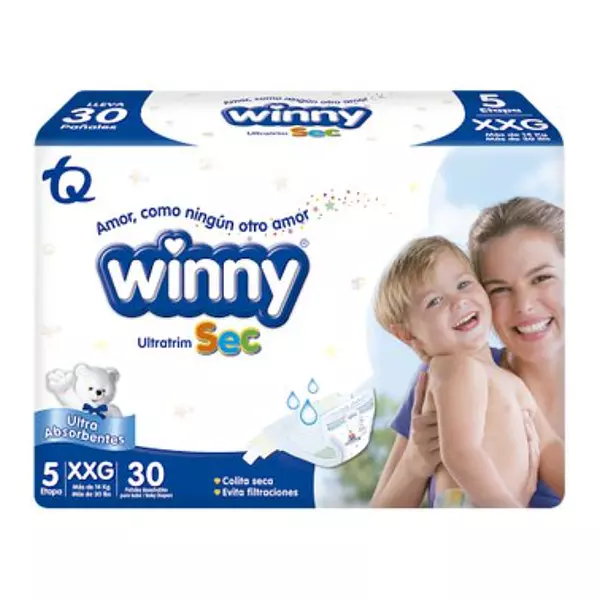 Pañales Etapa 5 Winny Ultra Sec