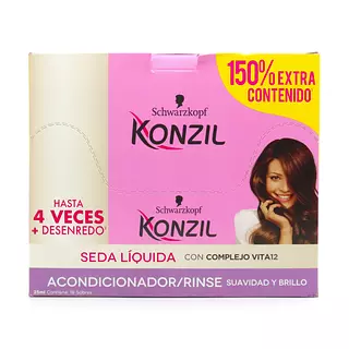 Acondicionador Konzil Seda Liquida + Vita 12