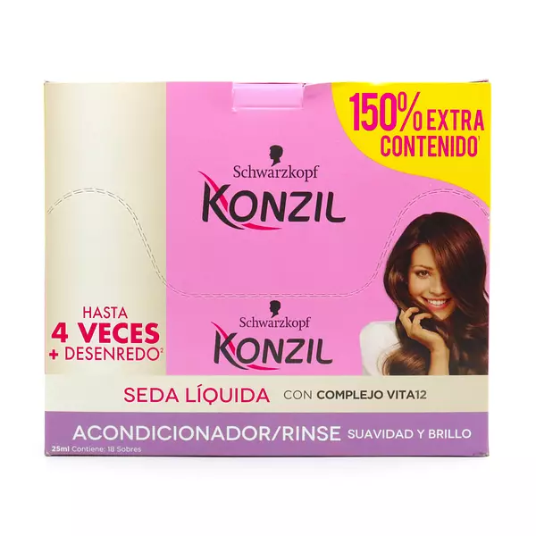 Acondicionador Konzil Seda Liquida + Vita 12