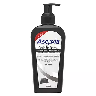 Jabon Liquido Asepxia Carbon