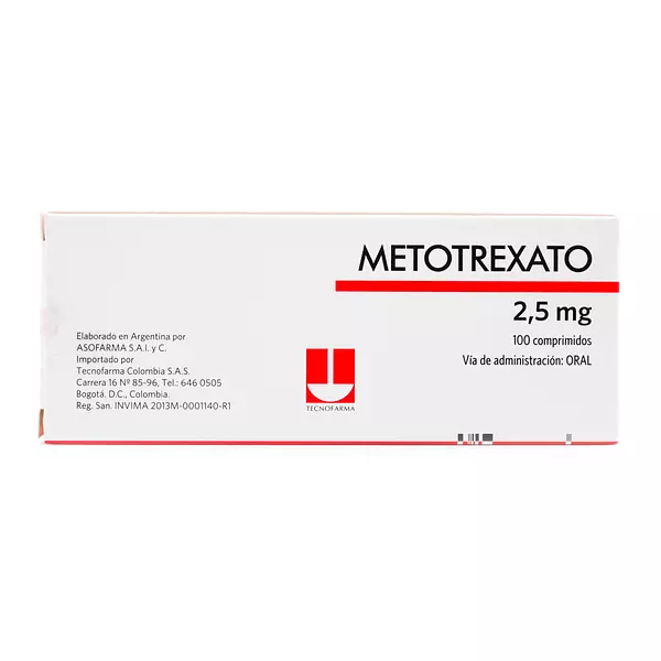 Metotrexato 2.5 Mg