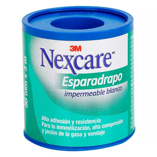 Esparadrapo Blanco Nexcare Impermeable