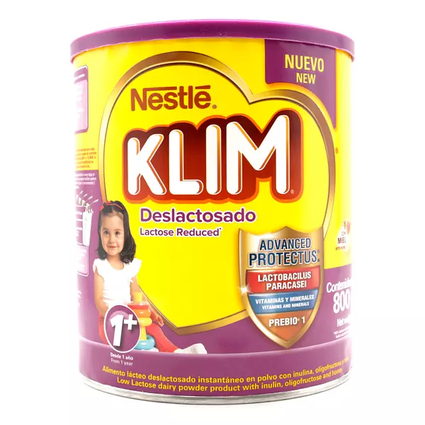 Leche Klim 1+ Deslactosada