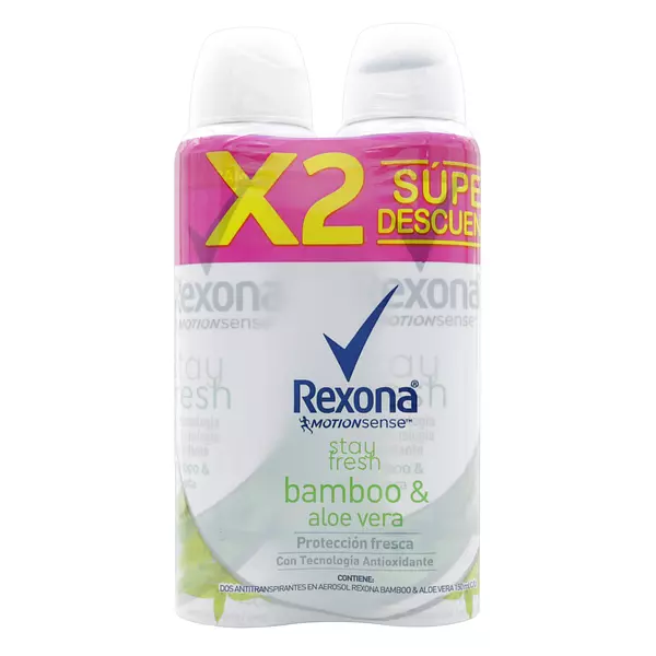 Desodorante Rexona Mujer Spray Bamboo & Aloe