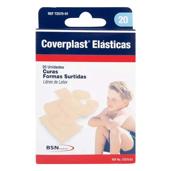 Curas Coverplast Elásticas Formas Surtidas