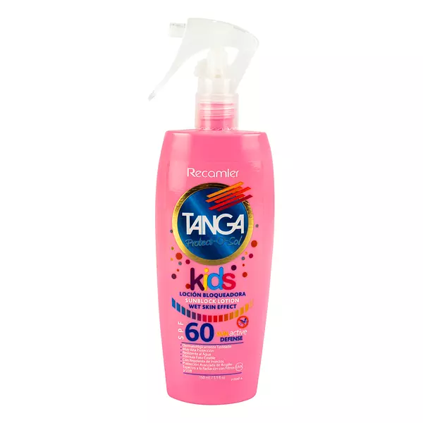 Bloqueador Solar Tanga Kids Wet Skin Spf 60