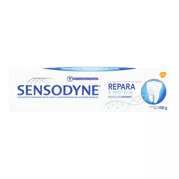 Crema Dental Sensodyne Repatra Y Protege