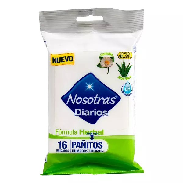 Pañitos Intimos Nosotras Formula Herbal