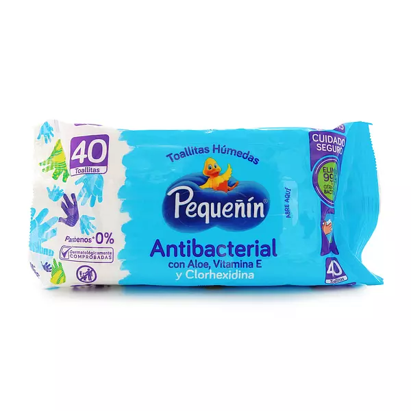 Toallas Humedas Pequeñin Antibacterial