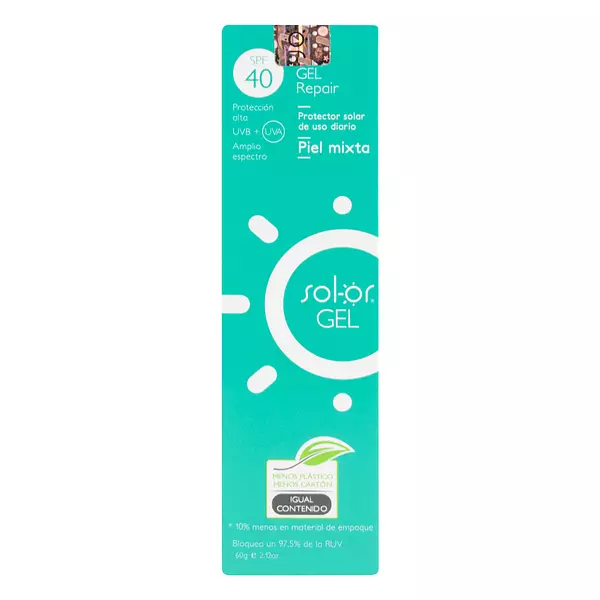 Bloqueador Solar Sol-Or Gel Repair Spf 40