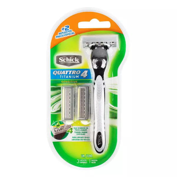 Maquinas Schick4 Quattro Titanium