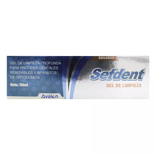 Gel Limpieza Sefdent Protesis