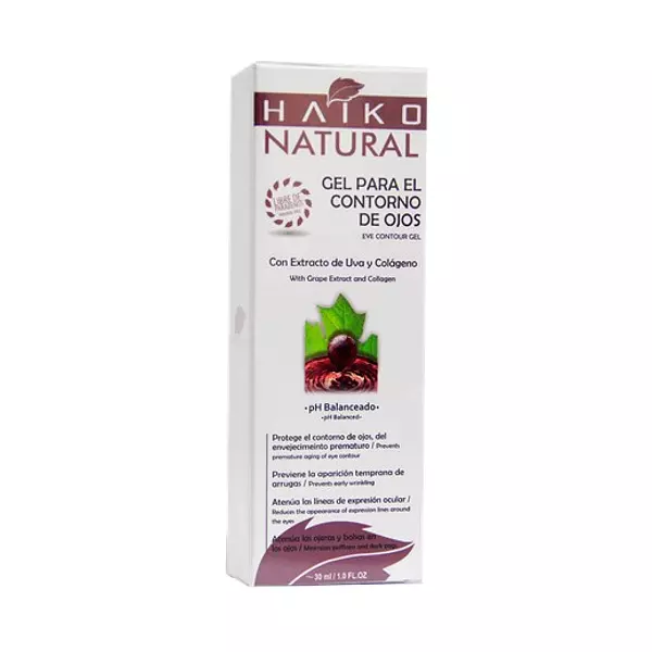 Gel Antiedad Contorno De Ojos Uva Haiko Natural