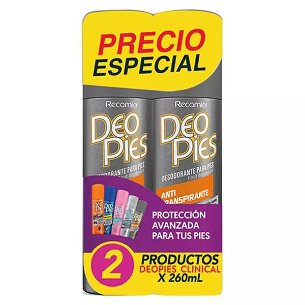 Deo Pies Antitranspirante Duo Spray