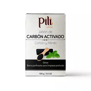 Jabón Pili Carbón Activo