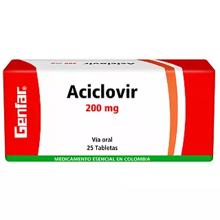 Aciclovir Tabletas 200 Mg Gf