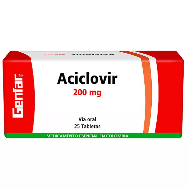 Aciclovir Tabletas 200 Mg Gf