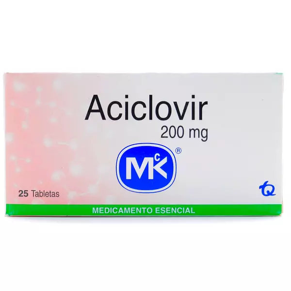 Aciclovir Tabletas 200 Mg Mk