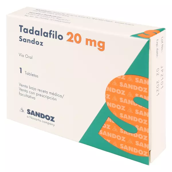 Tadalafilo 20 Mg Sz