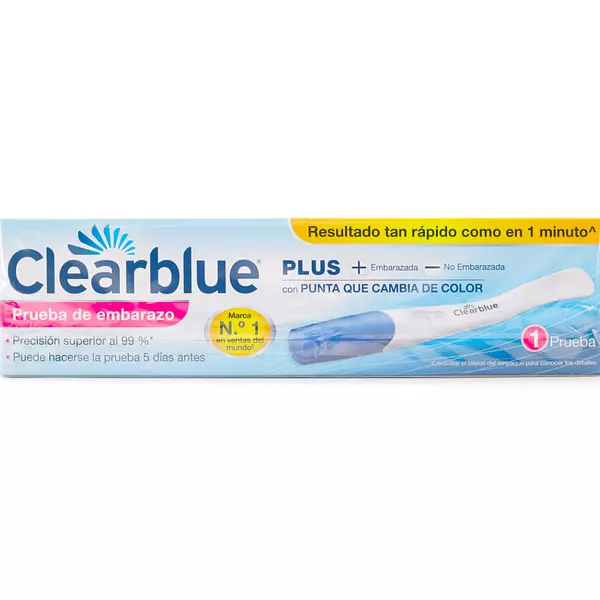 Prueba De Embarazo Clear Blue Plus Normal