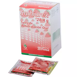 Solhidrex Sales De Rehidratación Suero Oral Sabor Fresa