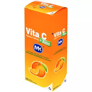 Vitamina C + Zinc Naranja Mk