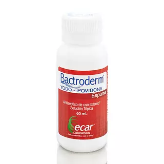 Yodopovidona Espuma Bactroderm