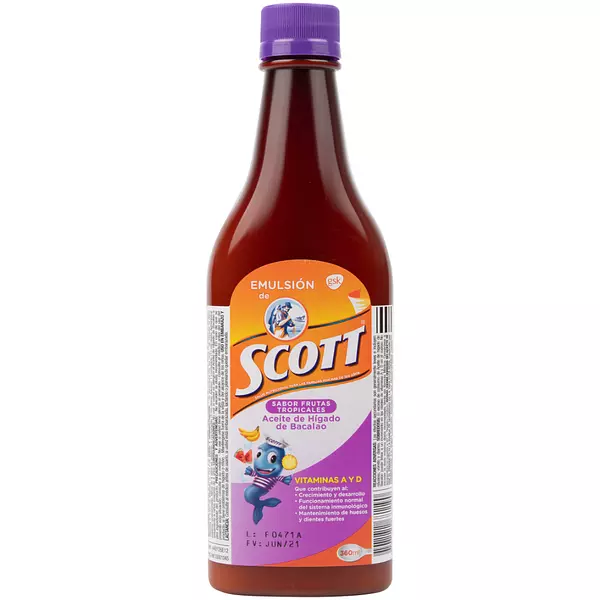 Emulsión De Scott Frutas Tropicales 360 Ml