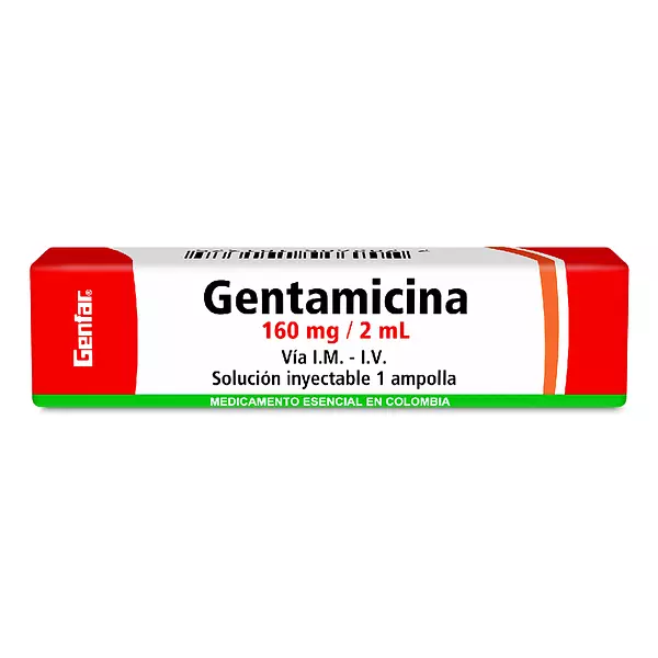 Gentamicina 160 Mg/2 Ml