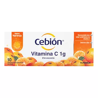 Cebion 1 Gms Efervescente Naranja