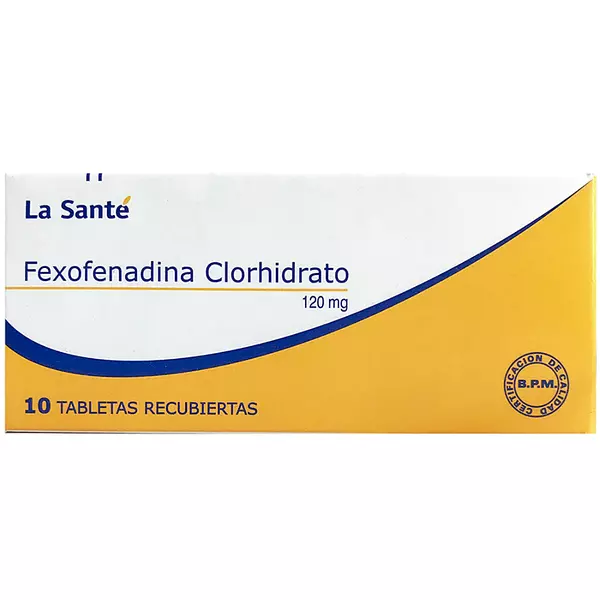 Fexofenadina 120 Mg La Sante