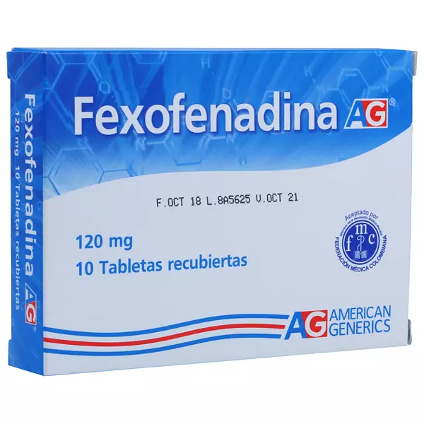 Fexofenadina 120 Mg Ag