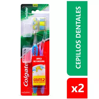 Cepillo Dental Colgate Twister 2x1